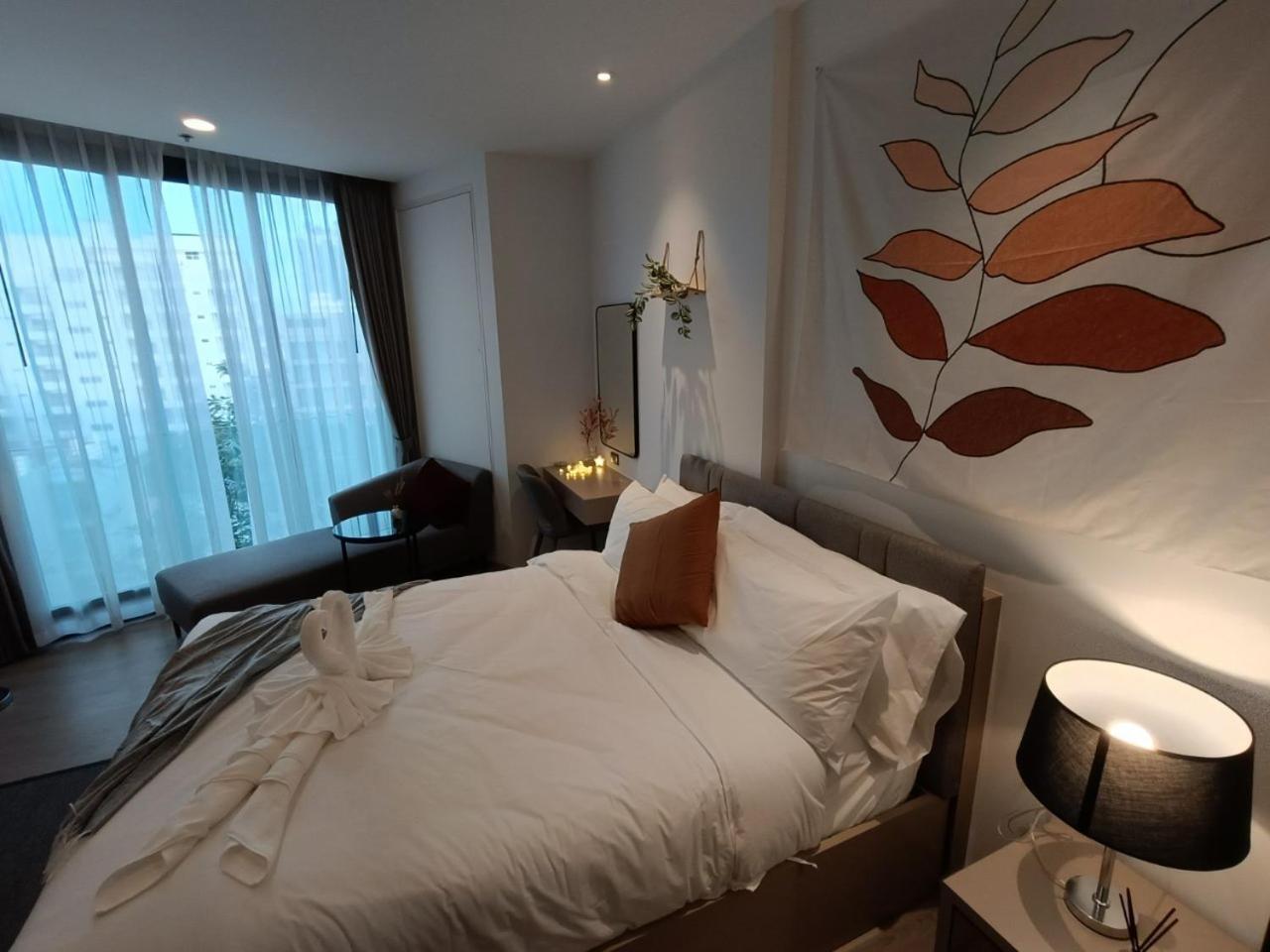 Downtown Chic Condo Rooftop Pool #En797 Pattaja Kültér fotó
