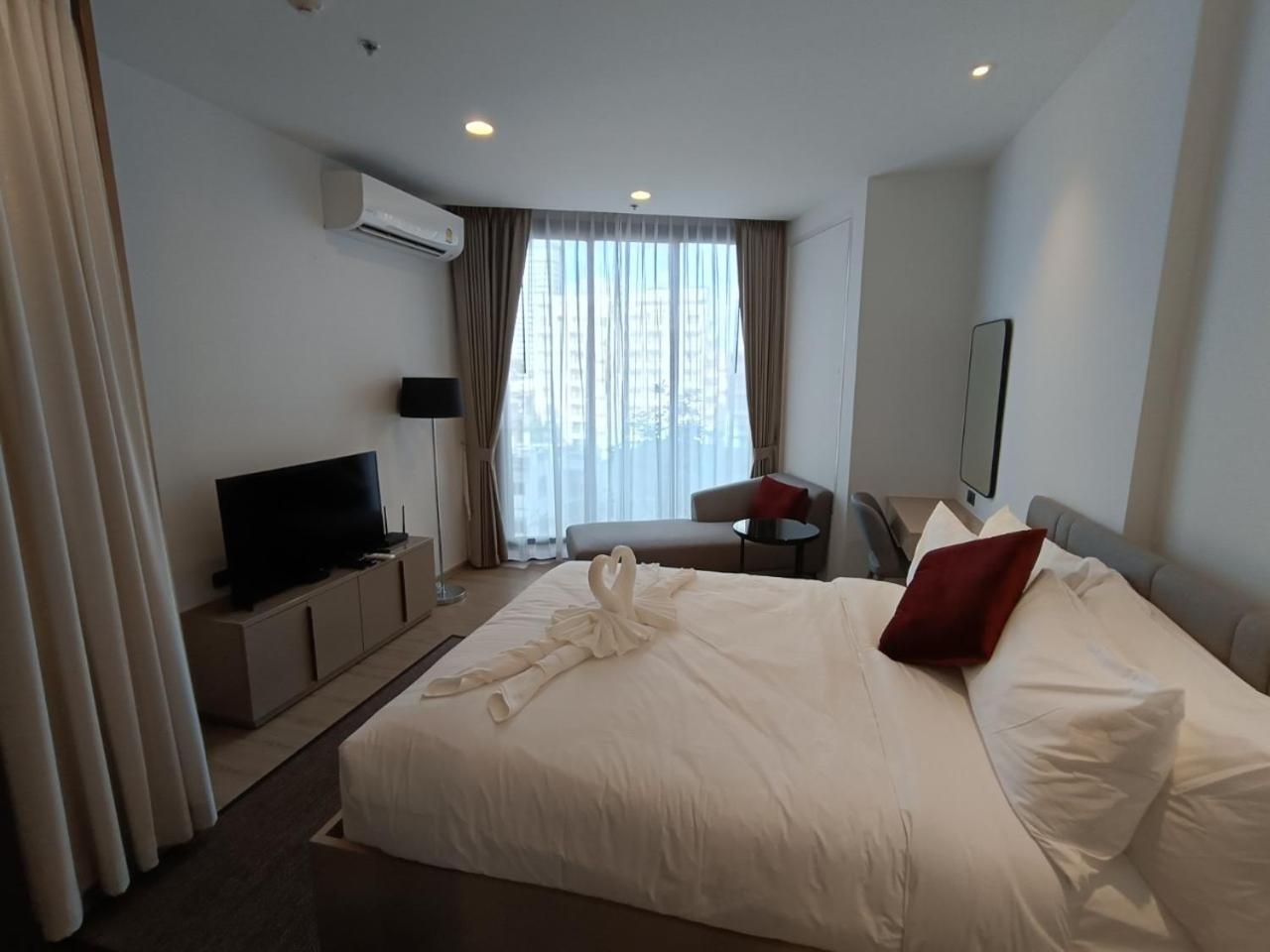Downtown Chic Condo Rooftop Pool #En797 Pattaja Kültér fotó